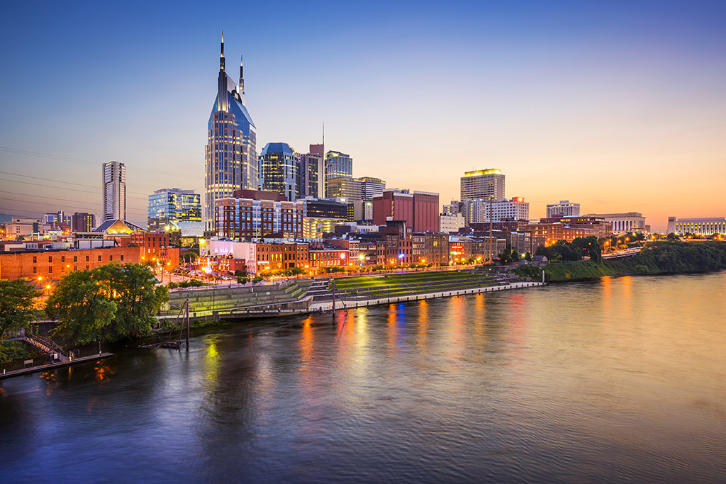 Nashville Tennessee Sky Line